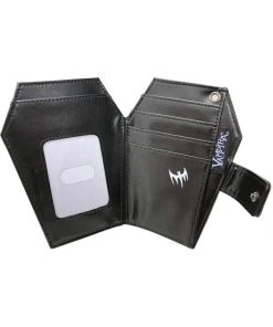 New In Kreepsville Vampira Mist Coffin Wallet Black