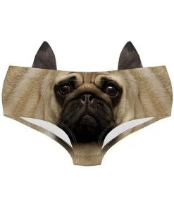 Kukubird Panties With Ears Pug