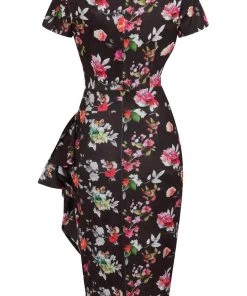 Lady Vintage Elsie Summer Evening 50's Pencil Dress New In
