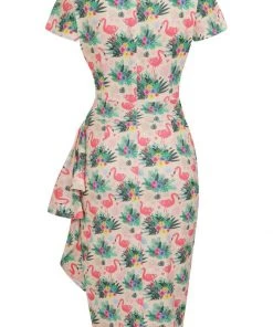Lady Vintage Elsie Tropical Delight 50's Pencil Dress