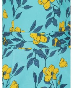 Lady Vintage Charlotte Celestial Beauty 50's Swing Dress Blue