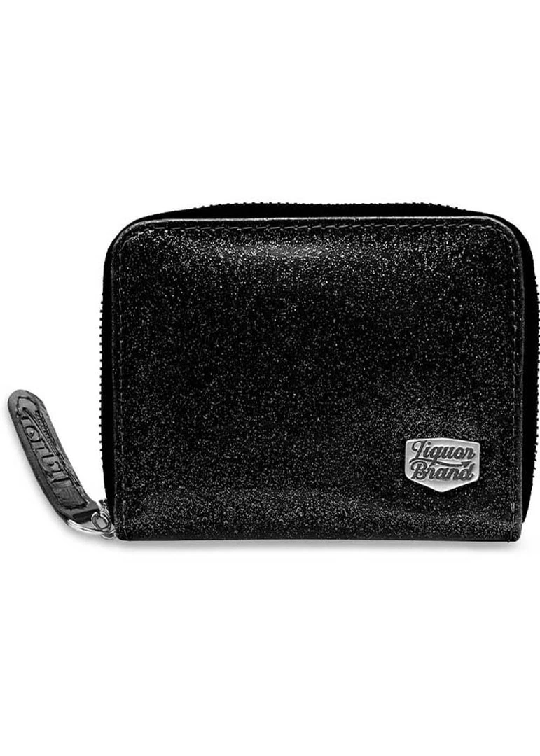 Liquorbrand Stardust Patent Wallet Black New In