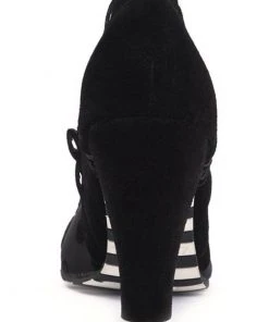 Lola Ramona June Mesh 50's Pumps Black