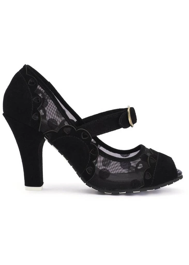 Lola Ramona June Mesh 50's Pumps Black