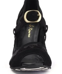 Lola Ramona June Mesh 50's Pumps Black