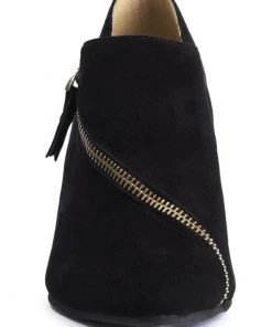 New In Lola Ramona Ramona Zipper Booties Black