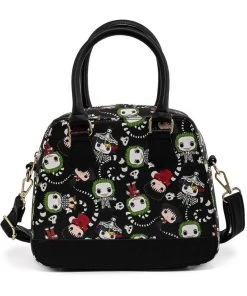 New In Loungefly Beetlejuice Pop AOP Crossbody Bag