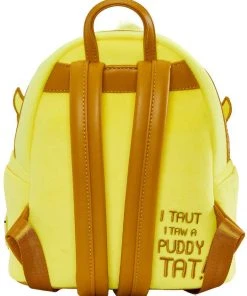 Loungefly Looney Tunes Tweety Plush Backpack Yellow