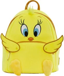 Loungefly Looney Tunes Tweety Plush Backpack Yellow