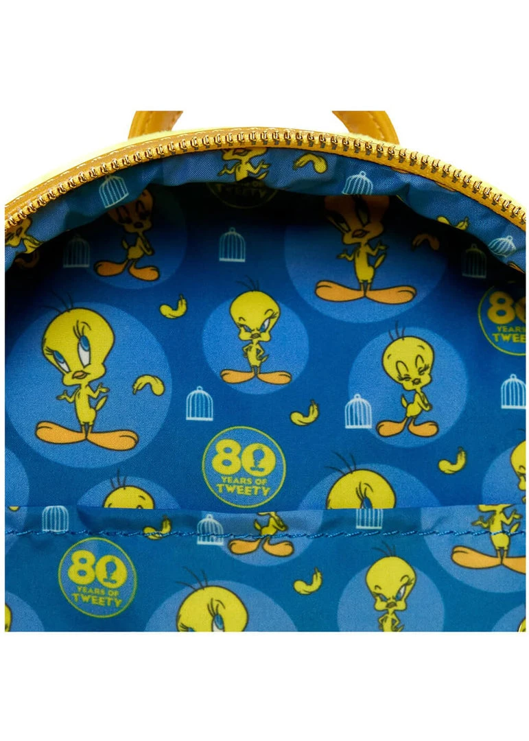 Loungefly Looney Tunes Tweety Plush Backpack Yellow