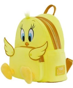 Loungefly Looney Tunes Tweety Plush Backpack Yellow