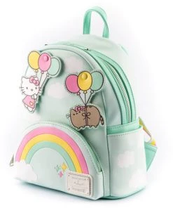 Loungefly Pusheen X Hello Kitty Balloons & Rainbow Backpack New In