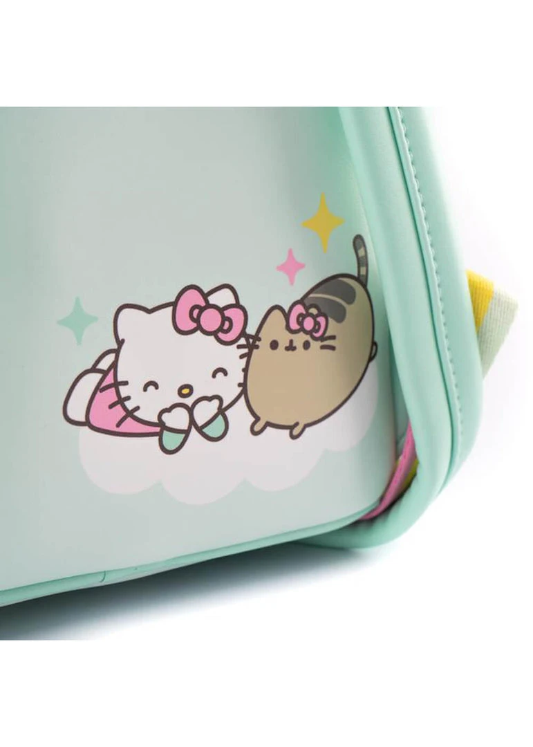 Loungefly Pusheen X Hello Kitty Balloons & Rainbow Backpack New In