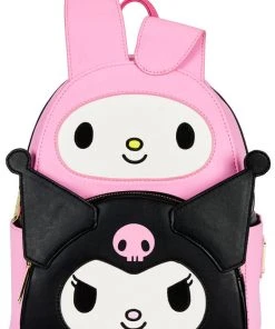 Loungefly Sanrio Hello Kitty My Melody & Kuromi Backpack Multi New In
