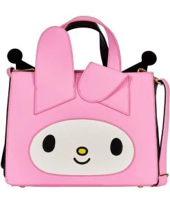 New In Loungefly Sanrio Hello Kitty My Melody & Kuromi Crossbody Bag Multi