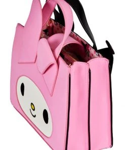 New In Loungefly Sanrio Hello Kitty My Melody & Kuromi Crossbody Bag Multi