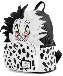 New In Loungefly Disney Villains Cruella De Vil Dalmation Spots Backpack
