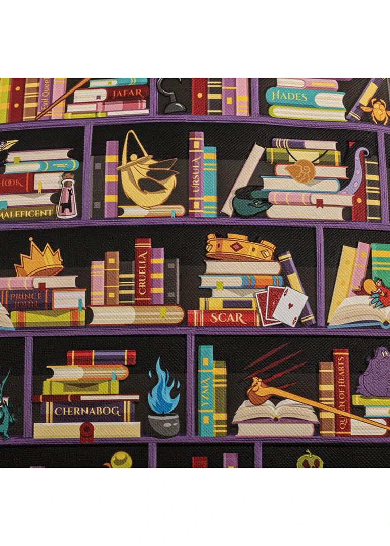 New In Loungefly Disney Villains Books Backpack