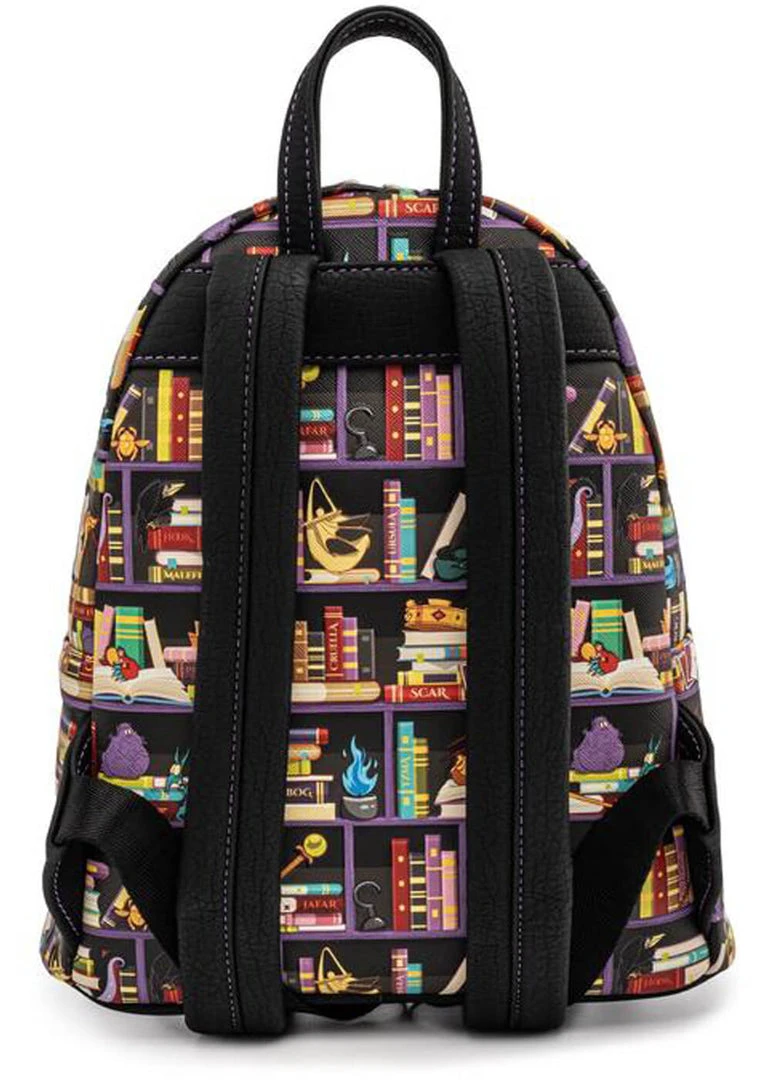 New In Loungefly Disney Villains Books Backpack