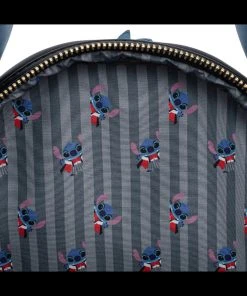 New In Loungefly Disney Lilo & Stitch Vampire Bow Tie Backpack