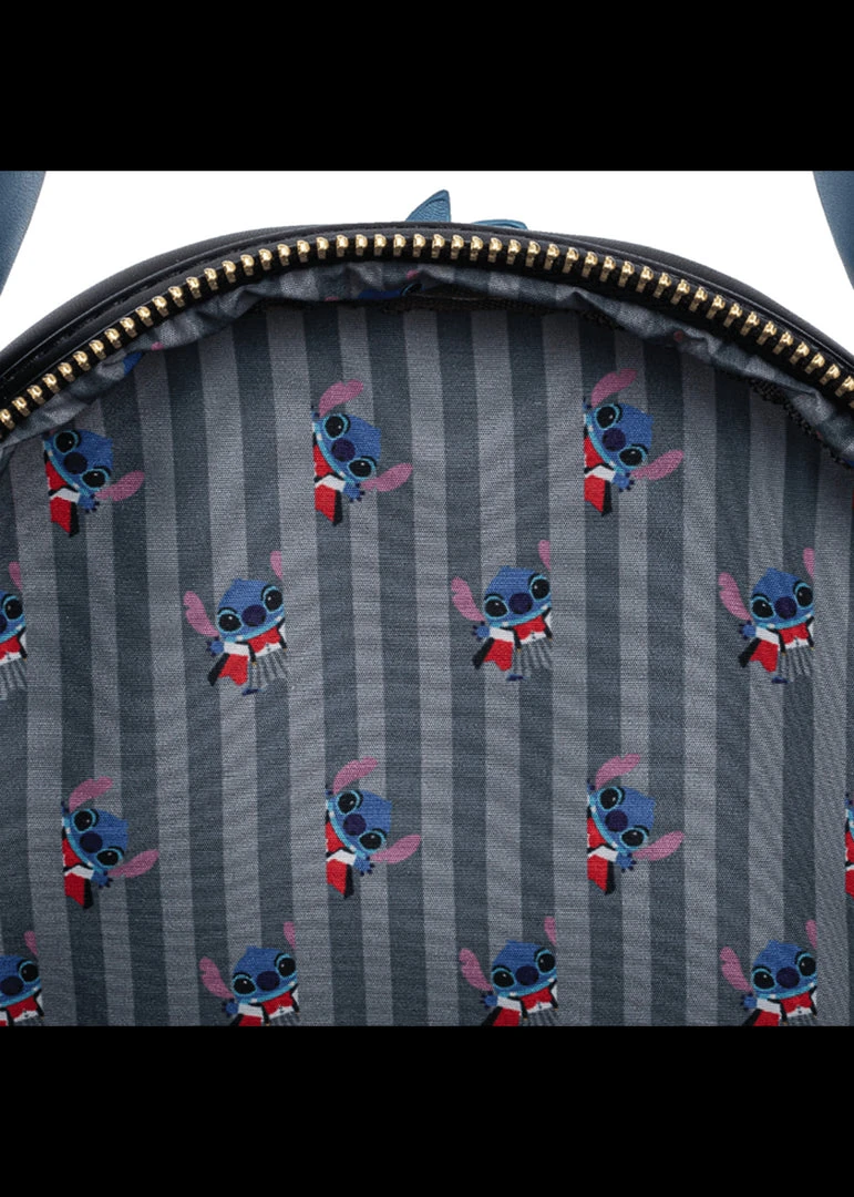 New In Loungefly Disney Lilo & Stitch Vampire Bow Tie Backpack