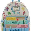 Loungefly Disney Princess Books Classic Backpack Multi New In