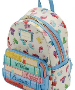 Loungefly Disney Princess Books Classic Backpack Multi New In