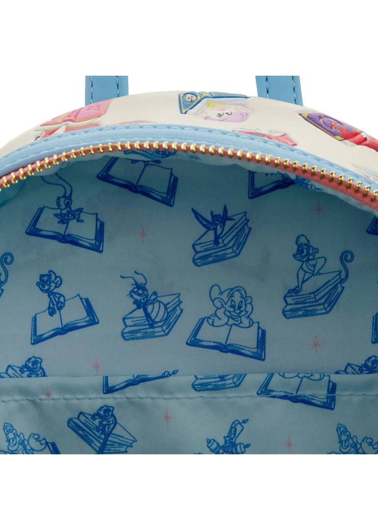 Loungefly Disney Princess Books Classic Backpack Multi New In