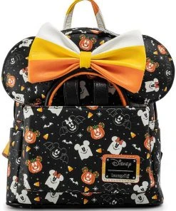 New In Loungefly Disney Spooky Mice Backpack With Headband