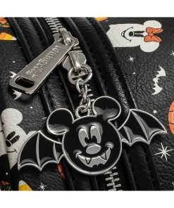 New In Loungefly Disney Spooky Mice Backpack With Headband