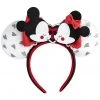 New In Loungefly Disney Mickey & Minnie Mouse Love Headband White