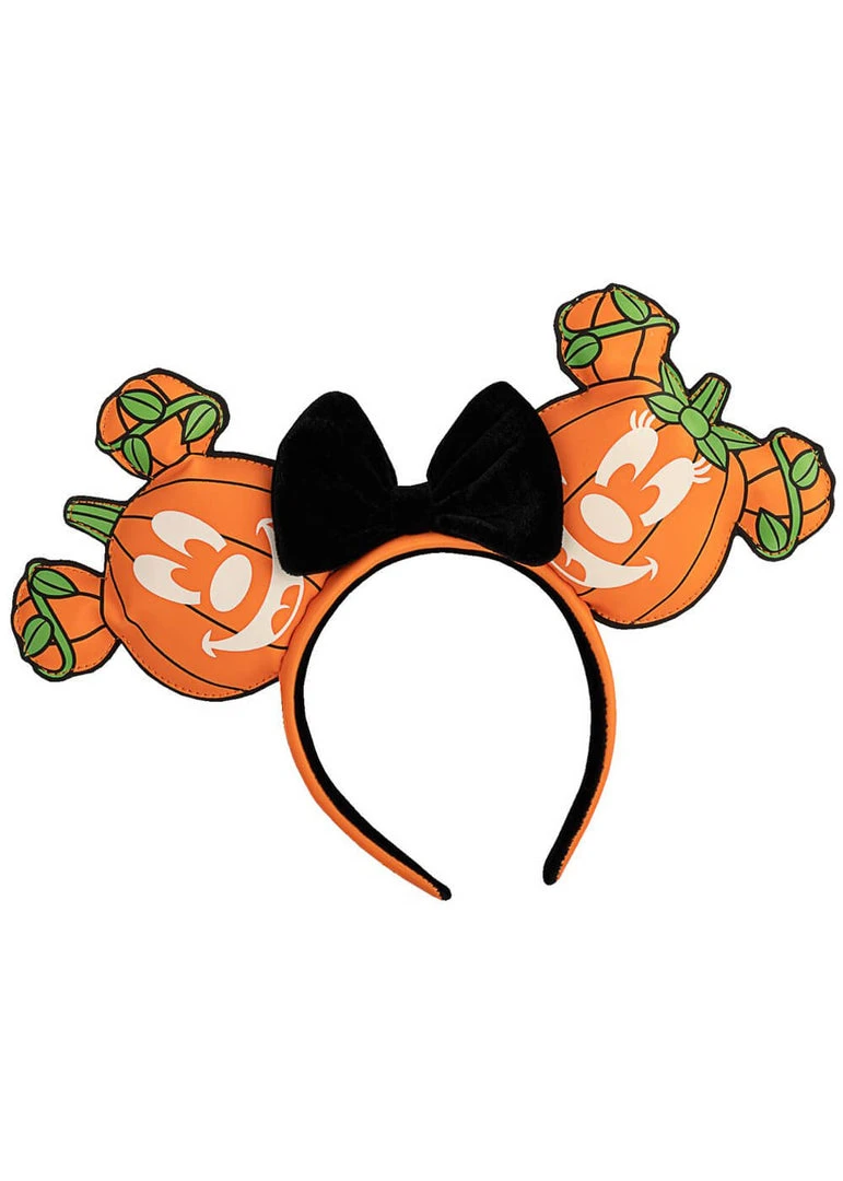 New In Loungefly Disney Mickey-O-Lantern Headband
