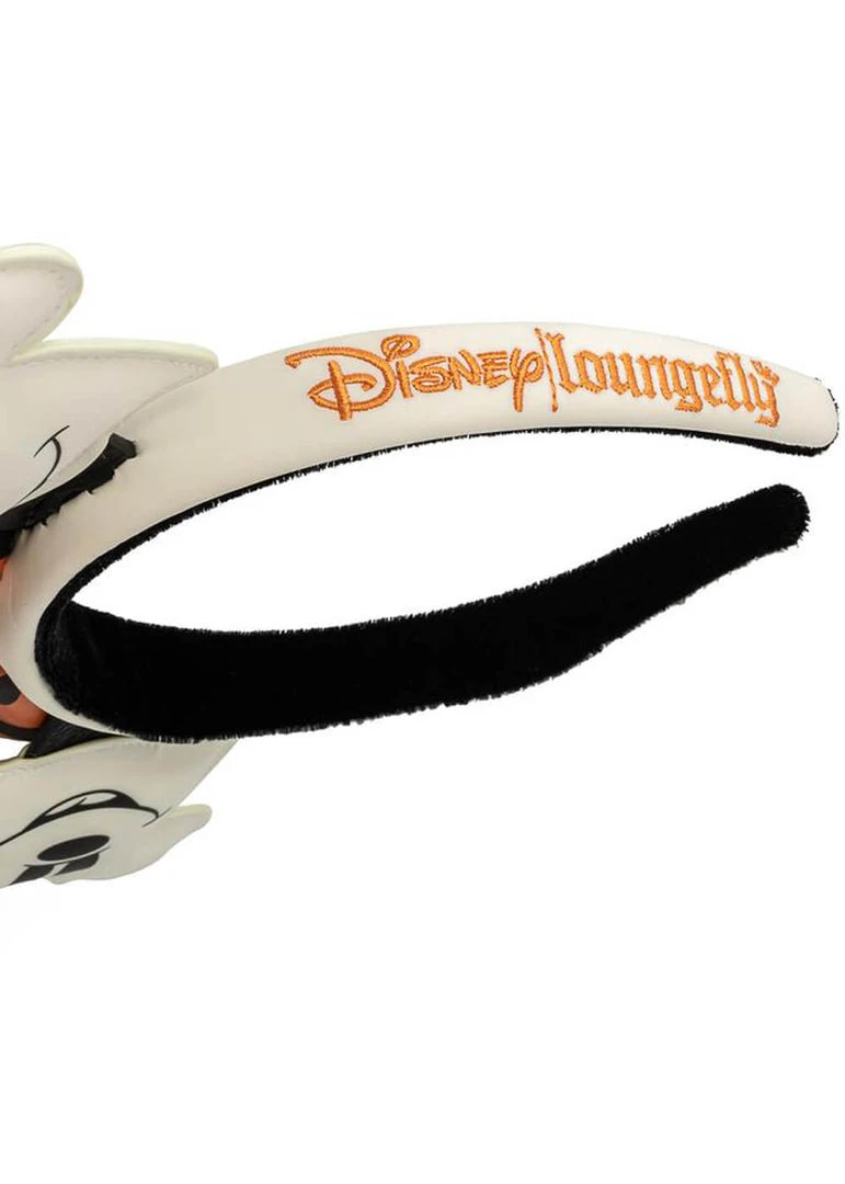 Loungefly Disney Ghost Minnie Glow In The Dark Headband New In