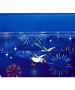 New In Loungefly Disney Little Mermaid Ariel Glow Fireworks Crossbody Bag Blue