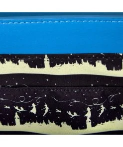 Loungefly Disney Peter Pan Glow Clock Crossbody Bag Blue