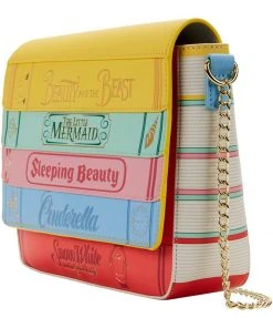 Loungefly Disney Princess Books Classic Crossbody Bag Multi
