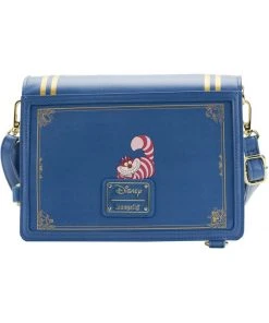 New In Loungefly Disney Alice In Wonderland Classic Book Crossbody Bag Backpack Blue
