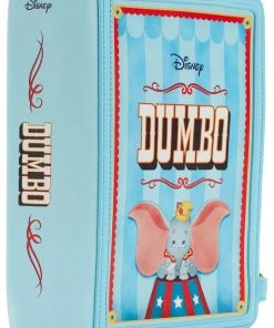 New In Loungefly Disney Dumbo Book Series Crossbody Backpack Blue