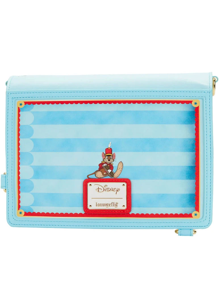 New In Loungefly Disney Dumbo Book Series Crossbody Backpack Blue