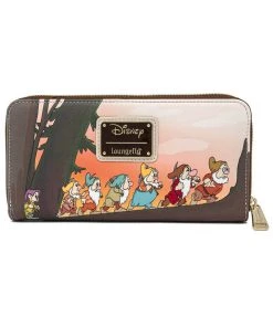 New In Loungefly Disney Snow White And The Seven Dwarfs Multi Scene Wallet