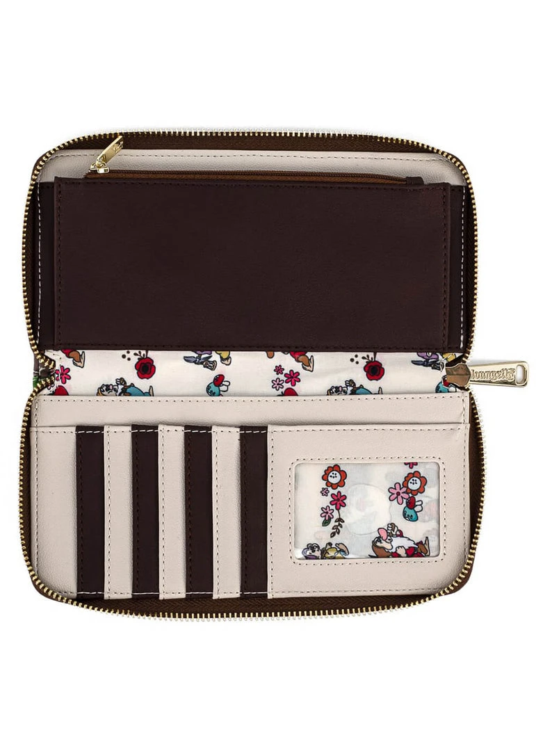 New In Loungefly Disney Snow White And The Seven Dwarfs Multi Scene Wallet
