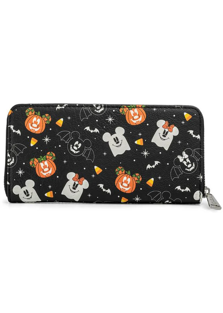 New In Loungefly Disney Spooky Mice Candy Corn Wallet
