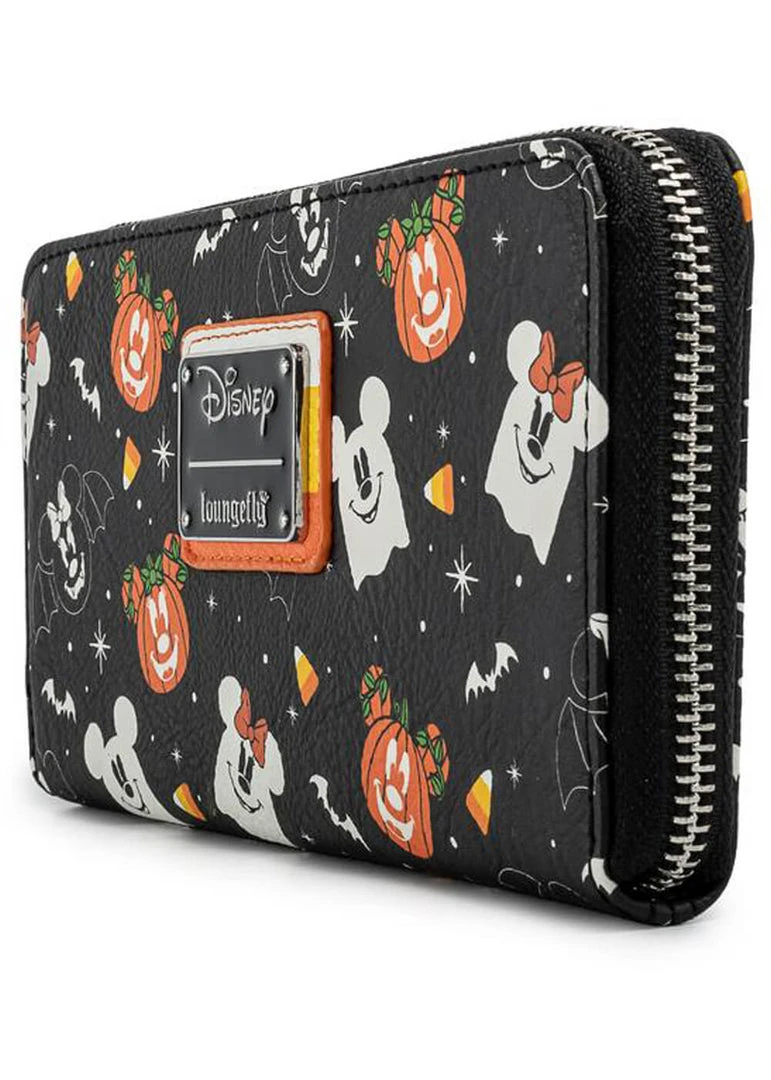 New In Loungefly Disney Spooky Mice Candy Corn Wallet