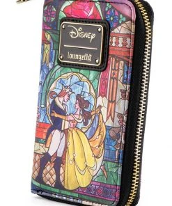 New In Loungefly Disney Beauty & The Beast Princess Castle Belle Wallet