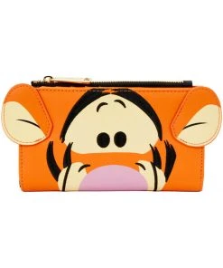 New In Loungefly Disney Winnie The Pooh Tigger Cosplay Wallet Orange