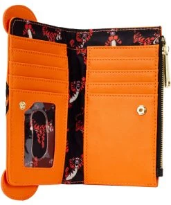 New In Loungefly Disney Winnie The Pooh Tigger Cosplay Wallet Orange