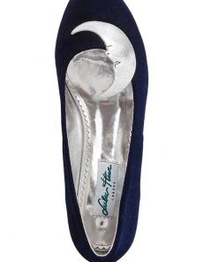 Lulu Hun Luna Moon 60's Heels Navy