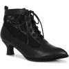 Lulu Hun Ilaria Lace 40's Ankleboots Black New In