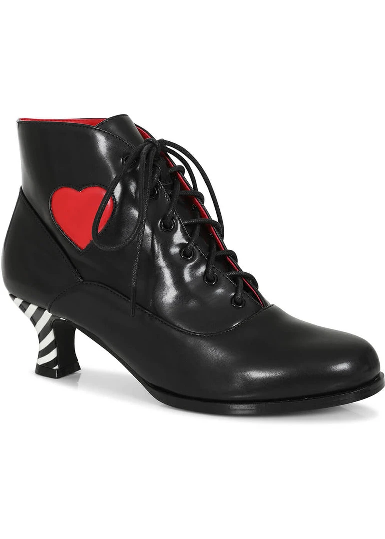 Lulu Hun Medea Heart 60's Ankleboots Black