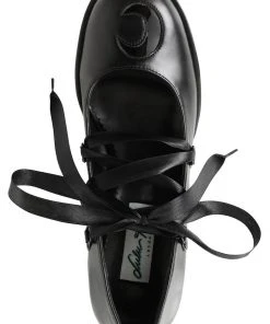 Lulu Hun Chandra Moon 60's Pumps Black New In